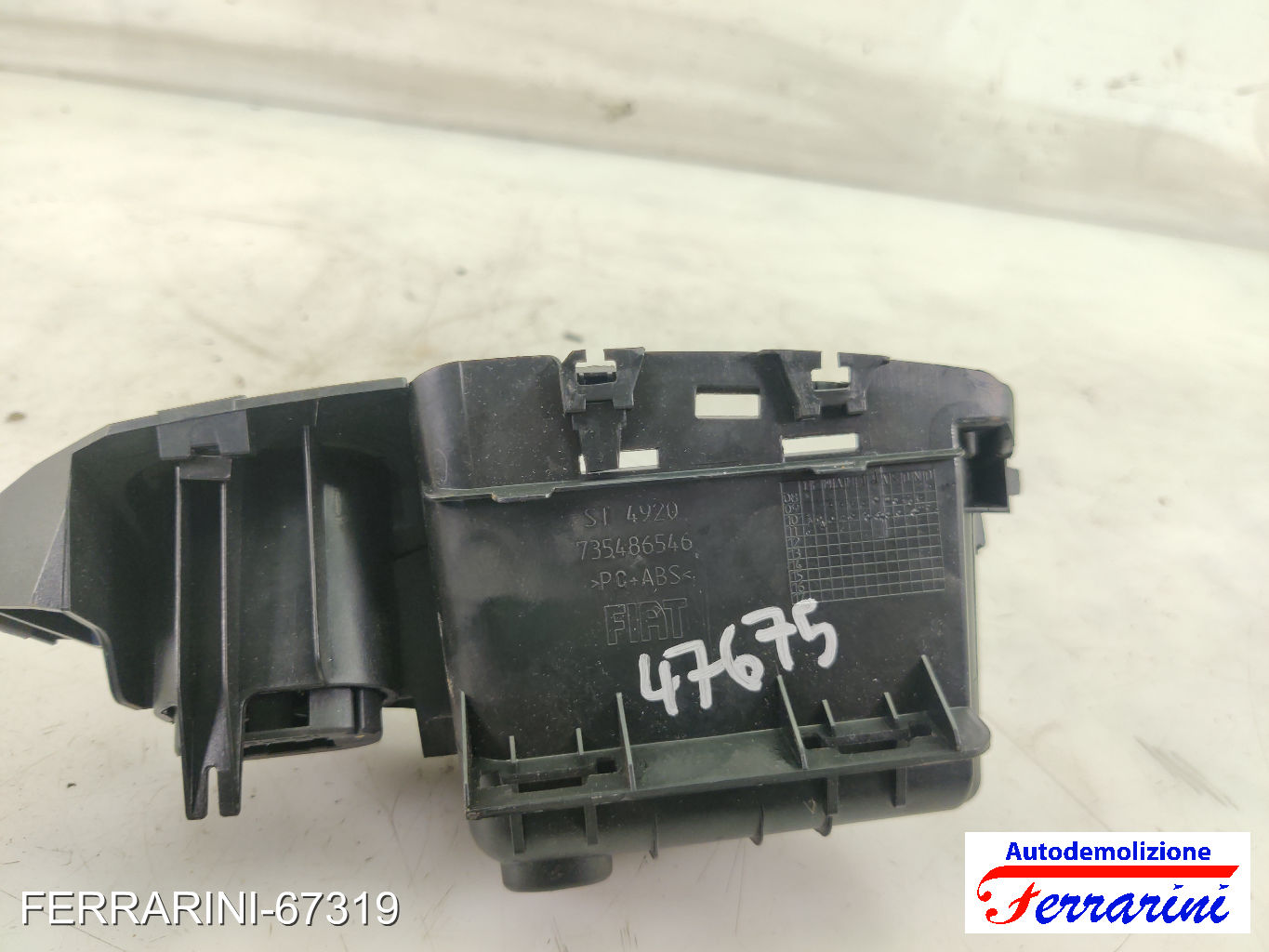 supporto centrale cruscotto tom tom FIAT PUNTO EVO 199 2009-2012 centrale, cent