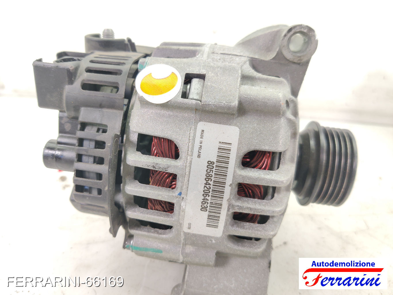 Alternatore MERCEDES CLASSE A W169 A 150 2004-2012 A2661541202, H606293A 9