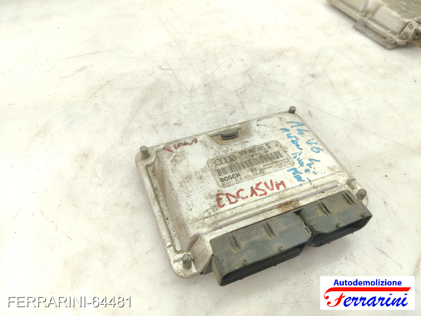 Centralina Motore AUDI A4 AT 8E+05 2.5 TDI QUATTRO 2001-2004 8E0907401D