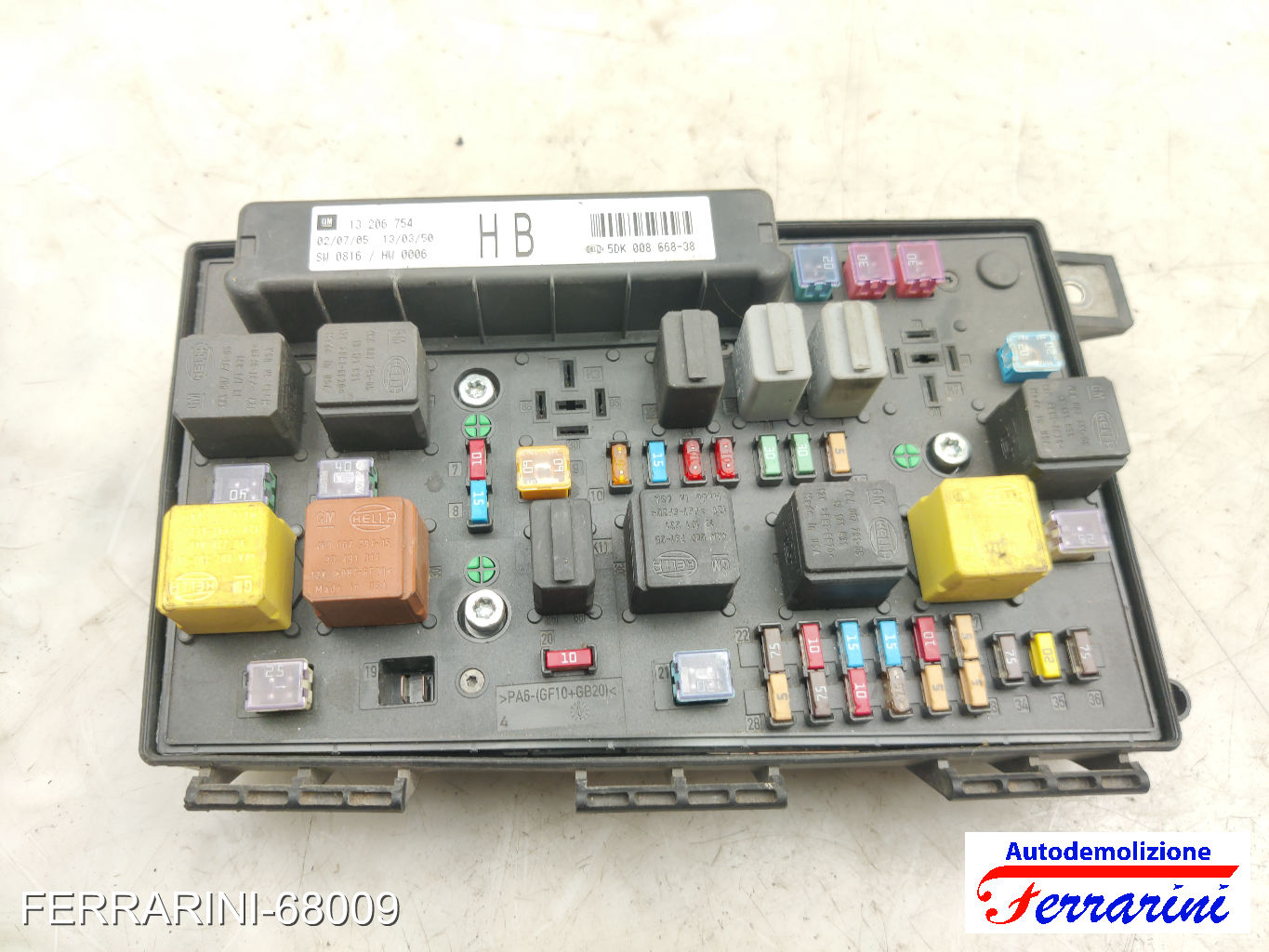 Kit Accensione OPEL ASTRA H A04 1.7 CDTI 2004-2010 0281011943, 55556829 12