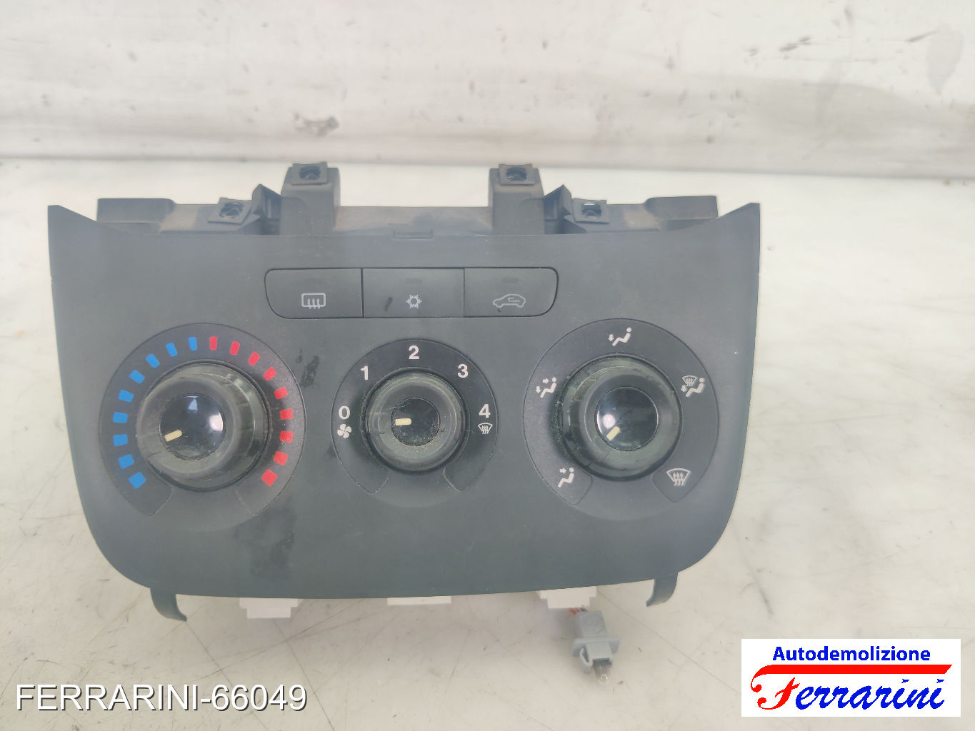Tastiera Clima FIAT PUNTO EVO 199 2009-2012 anteriore, frontale 735523091