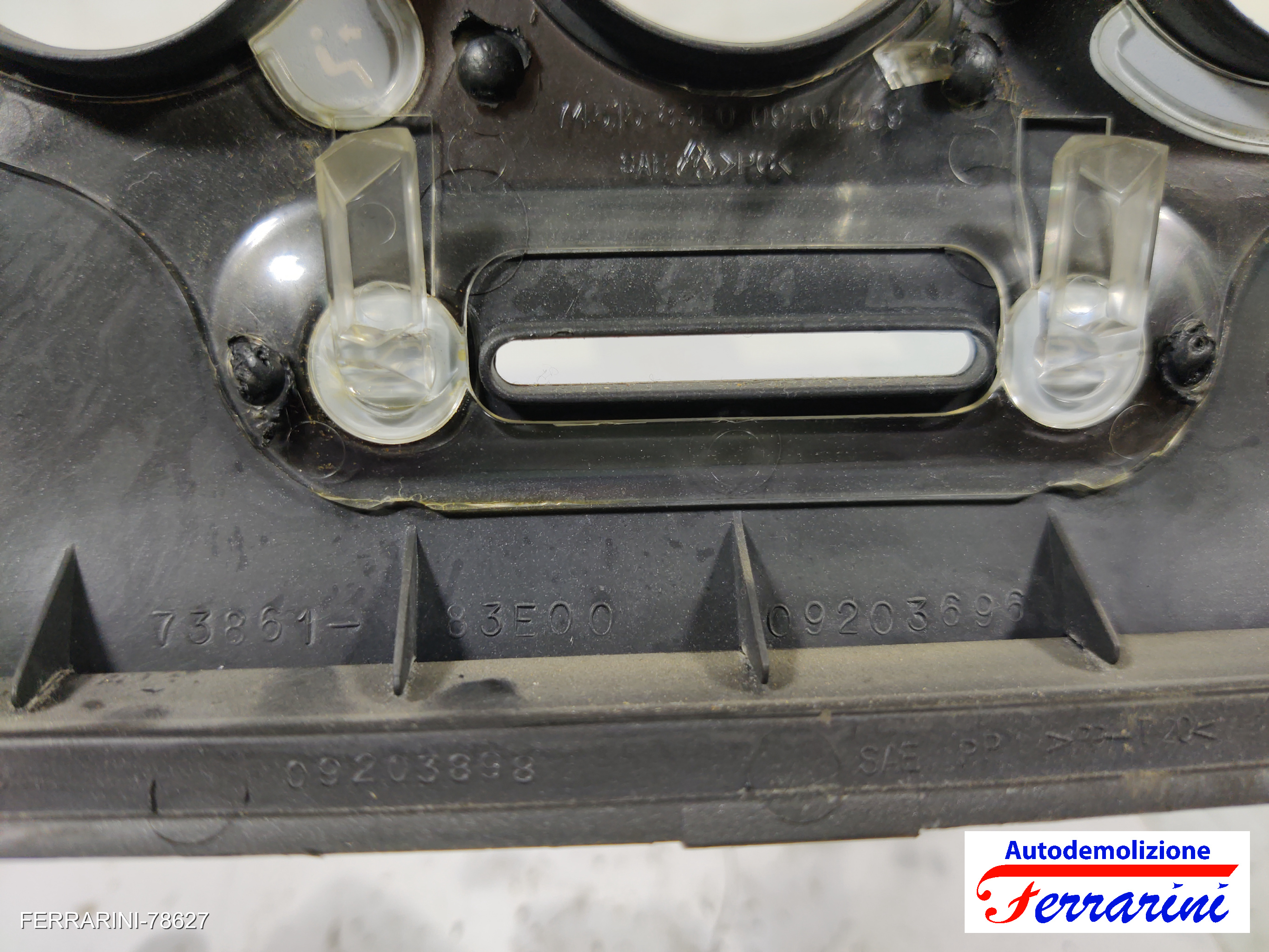 mascherina stereo Consolle Centrale Cruscotto OPEL AGILA A H00 2003-2007 8