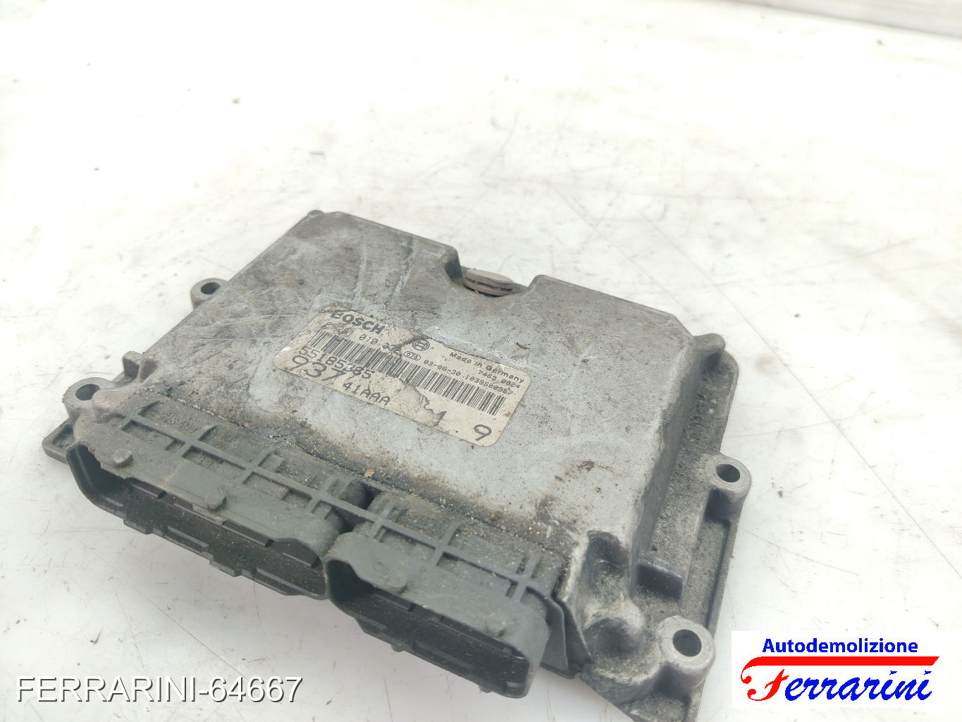 Centralina Motore ALFA ROMEO 147 937 1.9 JTD 2001-2010 55185365, 0281010332 6