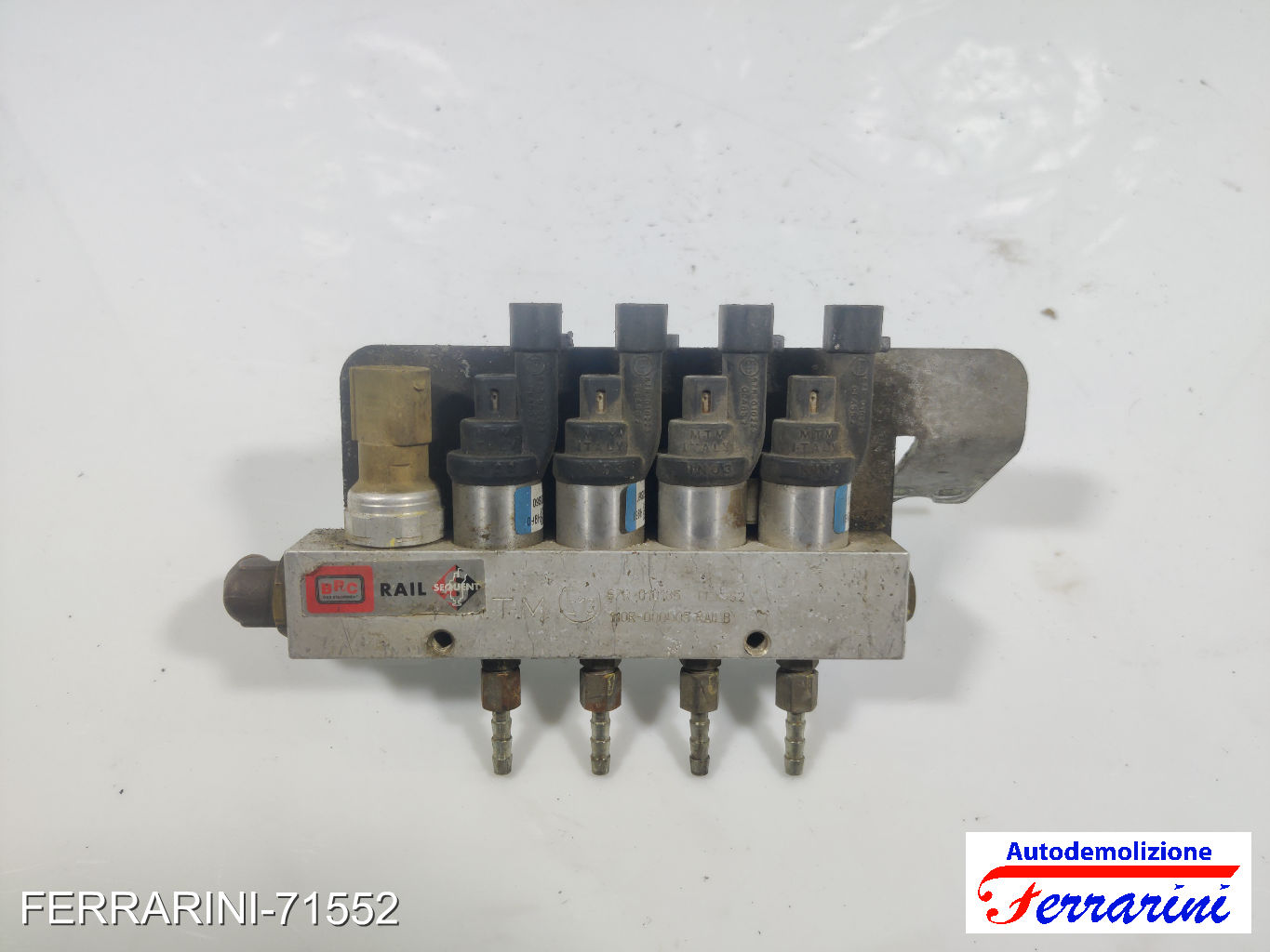 4 iniettori BRC Sequent FIAT PANDA 169 1.2 2003-2012 67R010185, CLASS2