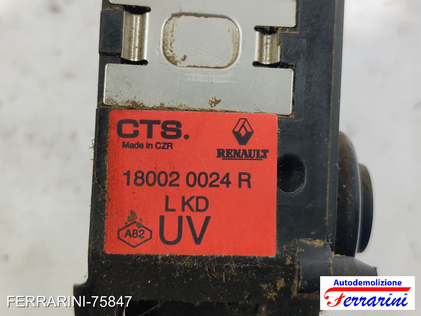 Pedale Acceleratore RENAULT SCENIC 3 JZ0/1 1.5 DCI 2009-2023 180020024R