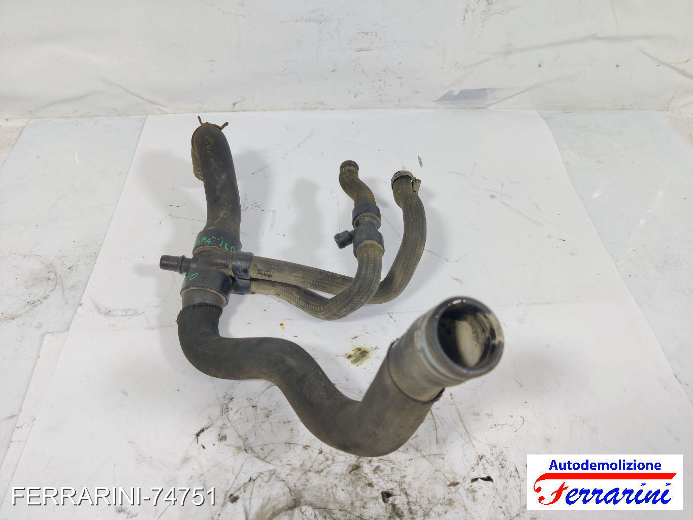 tubo acqua motore, RHH CITROEN C4 GRAND PICASSO 1 UA 2.0 HDI 165 2010-2013 8