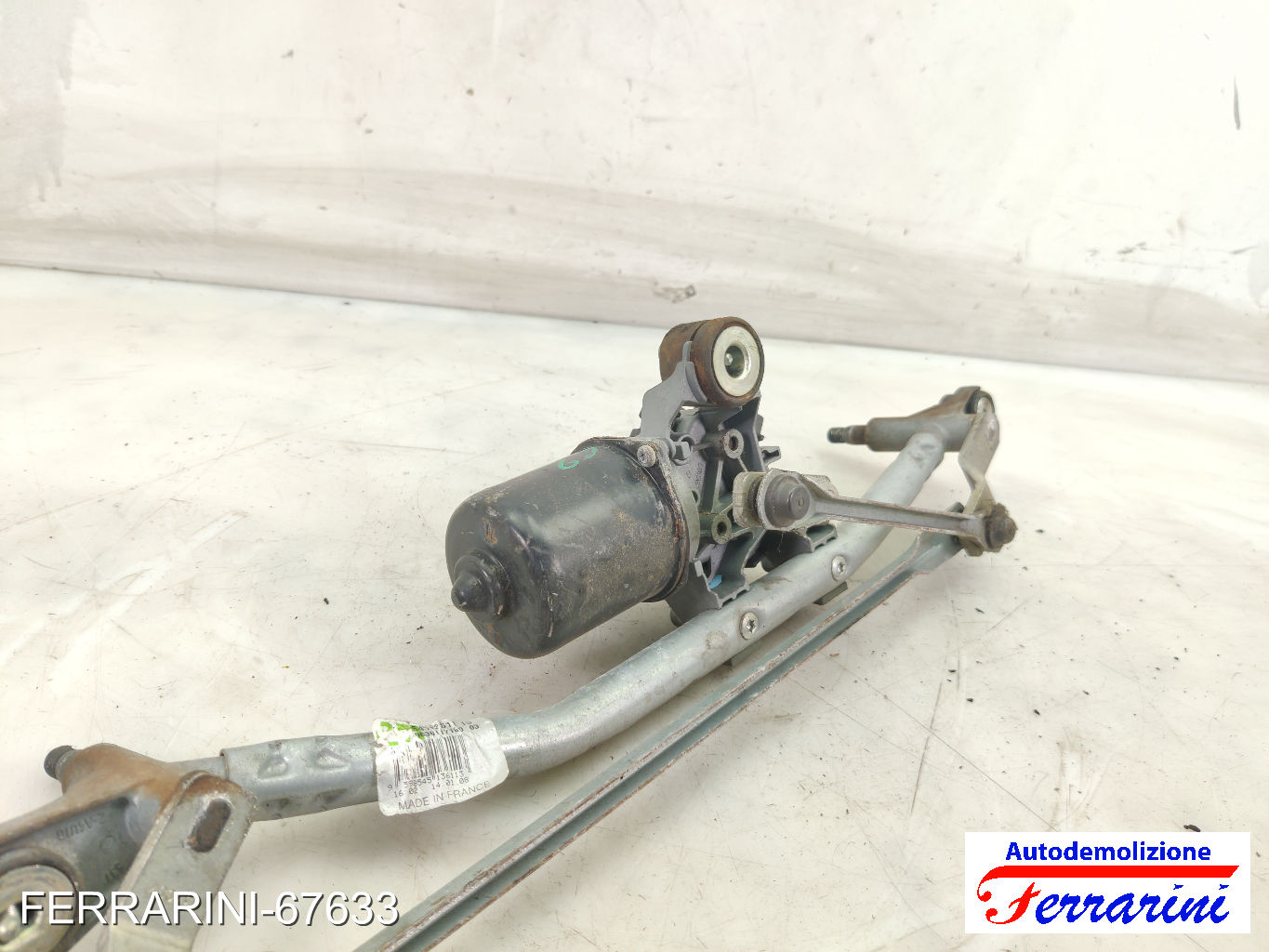 Spazzacqua Motorino Tergicristallo CITROEN C2 JM 2003-2012 anteriore, frontale