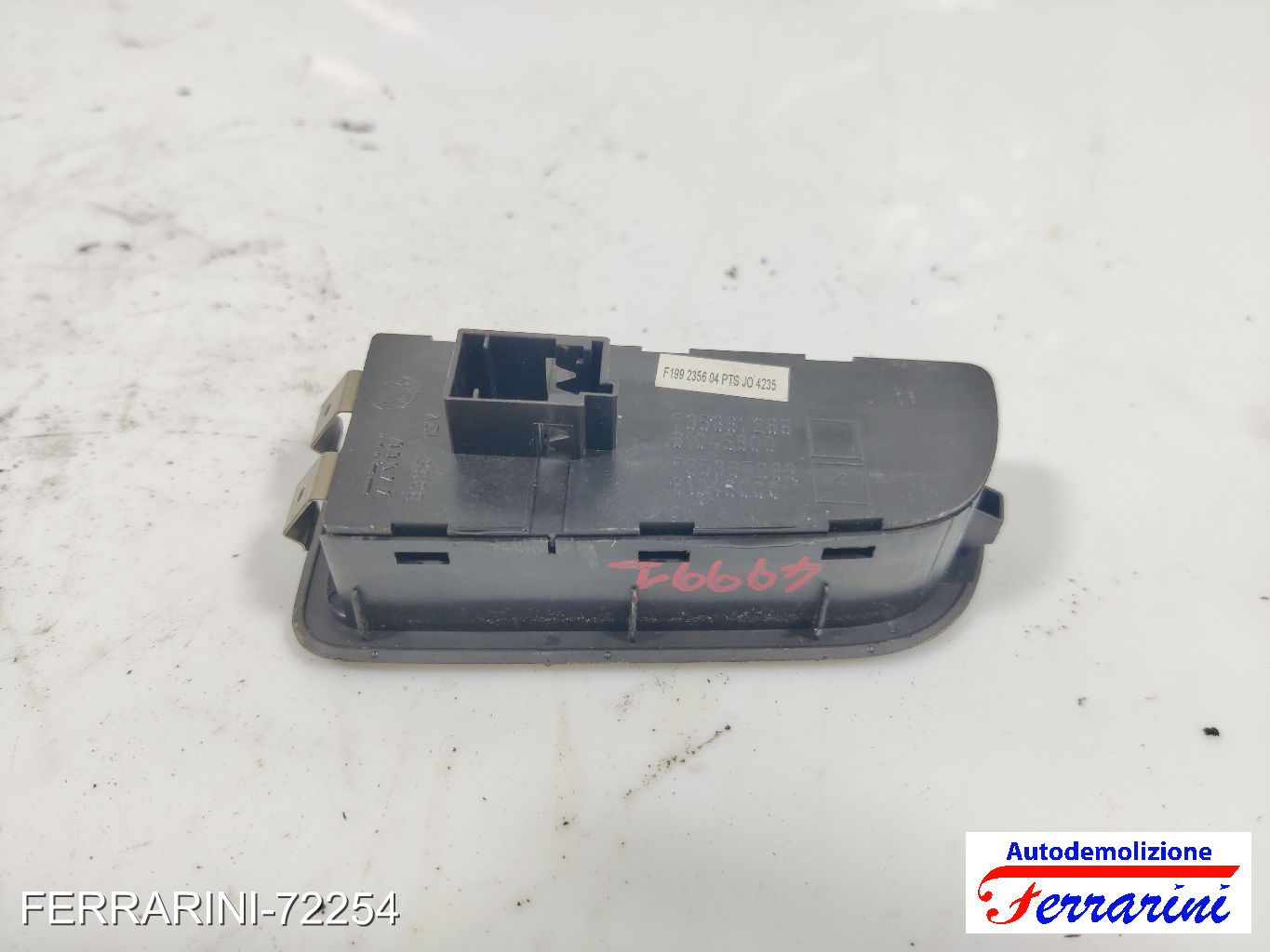 Interruttore altezza Fari Fendinebbia FIAT GRANDE PUNTO 199 2005-2013 735367268