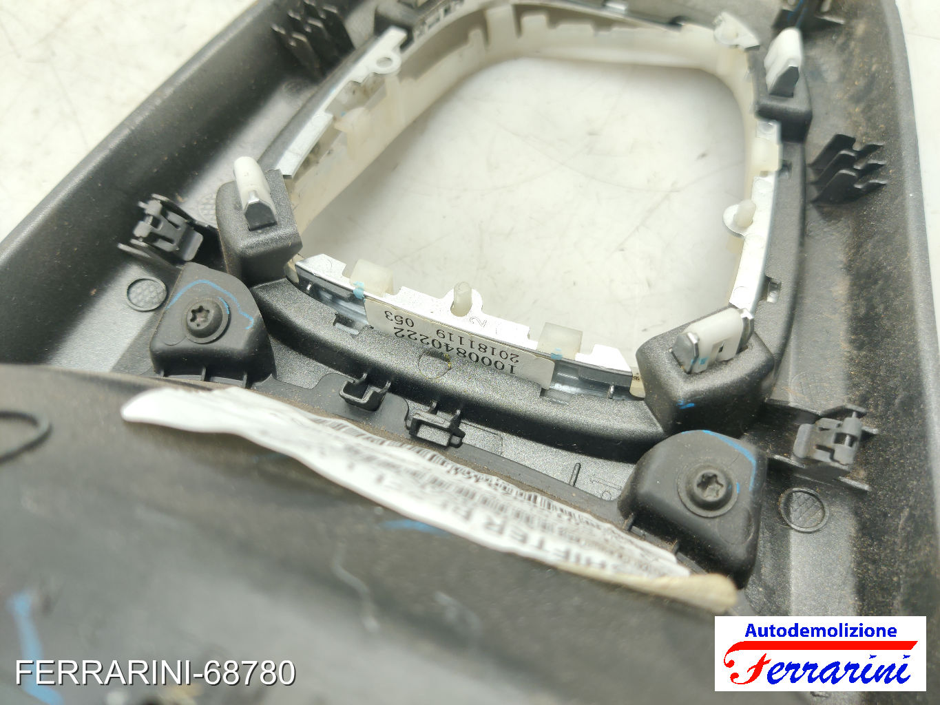 Mascherina cambio Tunnel Centrale JEEP COMPASS M6, M7, MP, MV 2017-2023