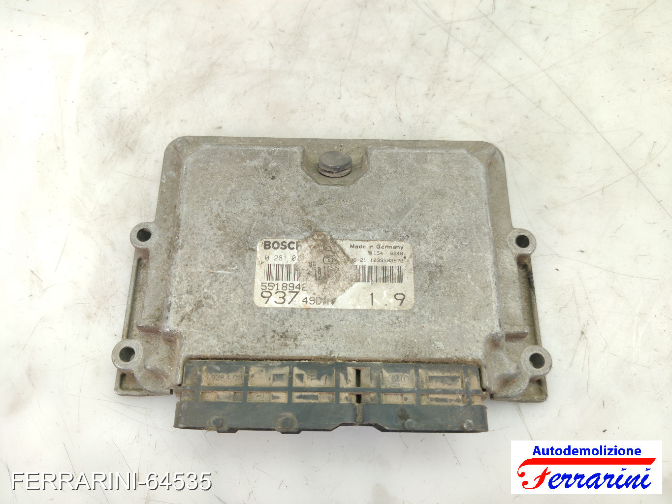 Centralina Motore ALFA ROMEO 147 937 1.9 JTD 2001-2010 55189423, 5518942