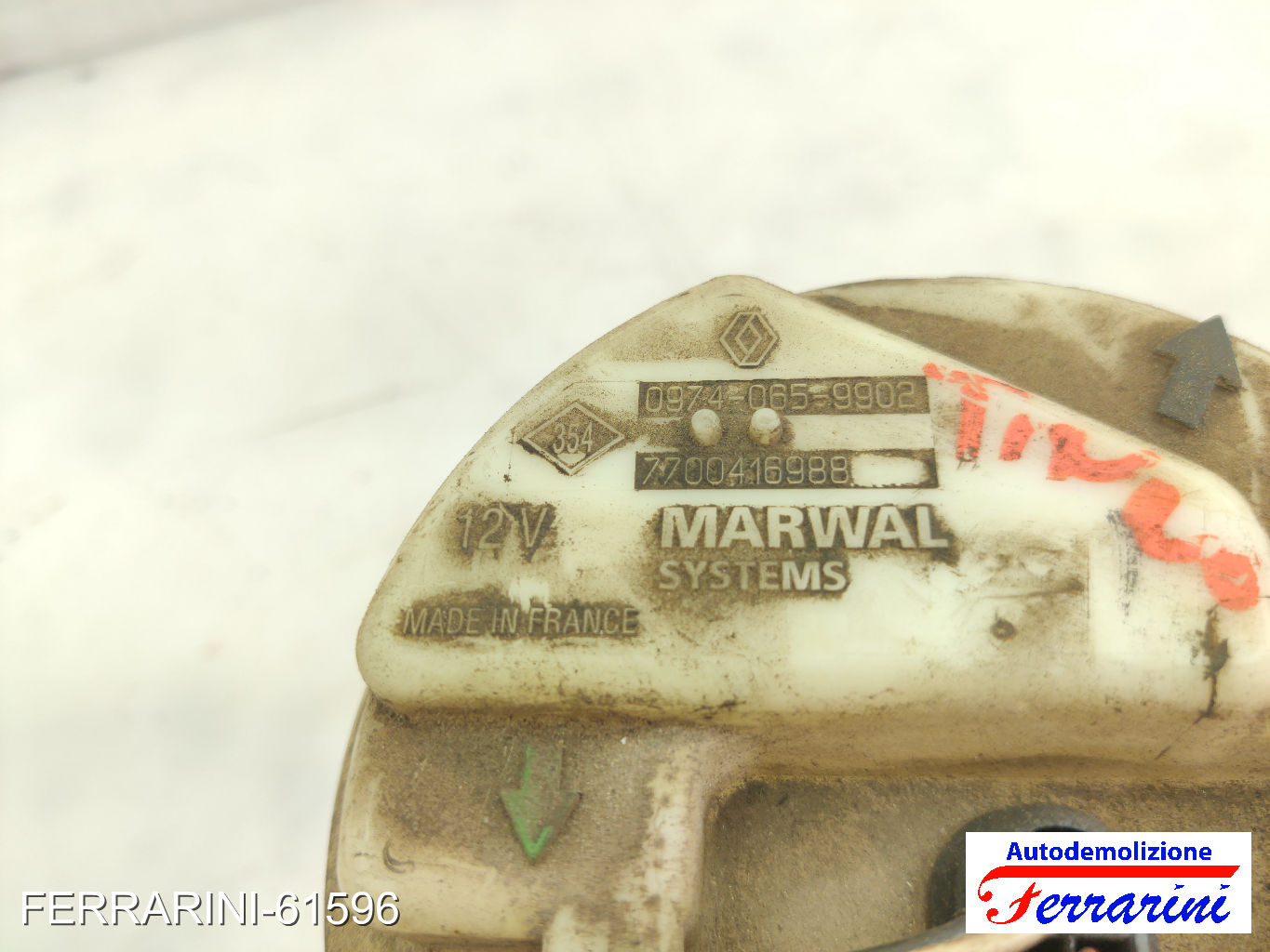 Cestello Pompa Galleggiante Serbatoio RENAULT CLIO 2 BB, CB 1.2 1998-2010 8
