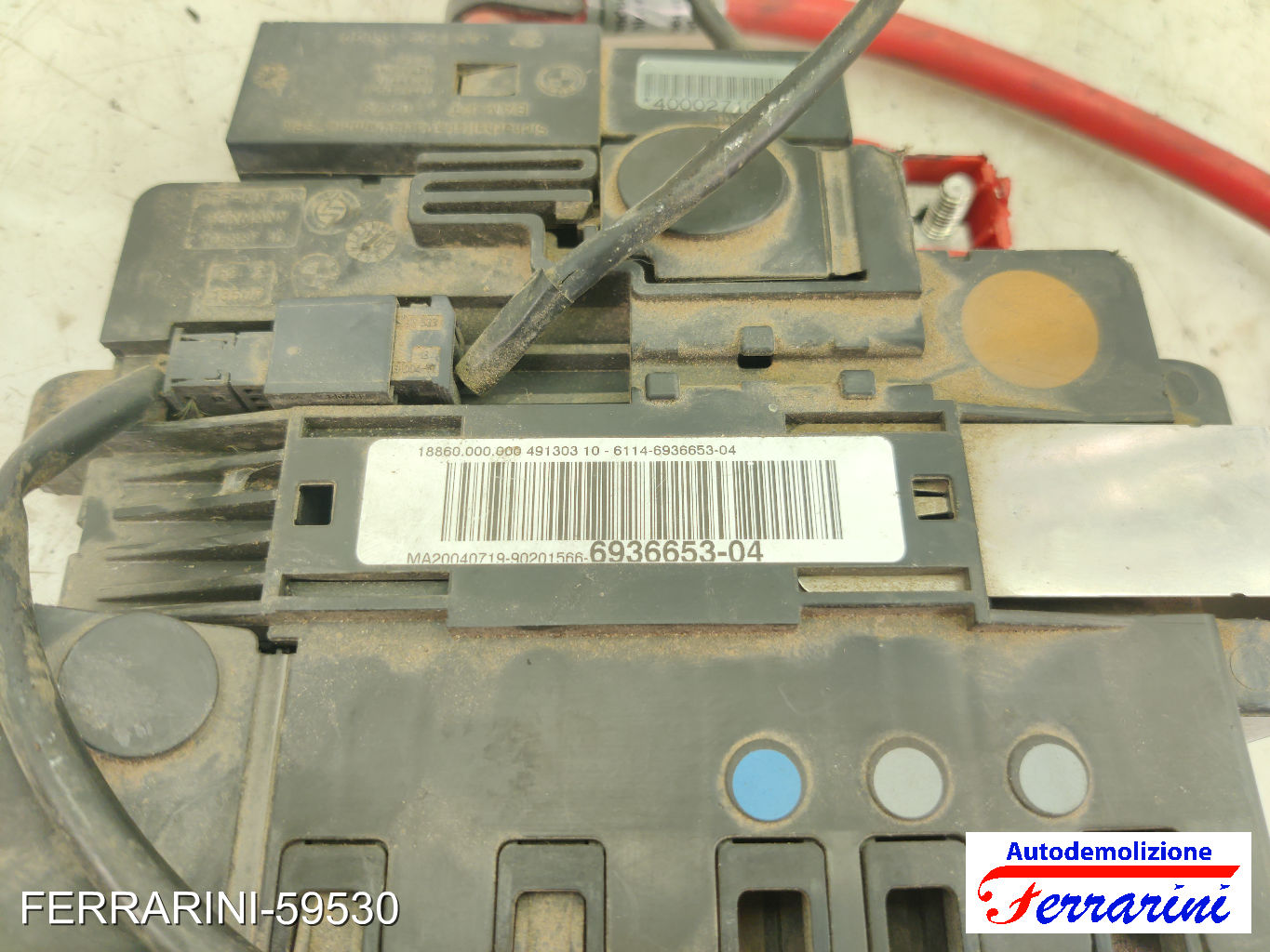 centralina fusibili batteria BMW SERIE 1 E87 120D 2004-2011 61146936653 7