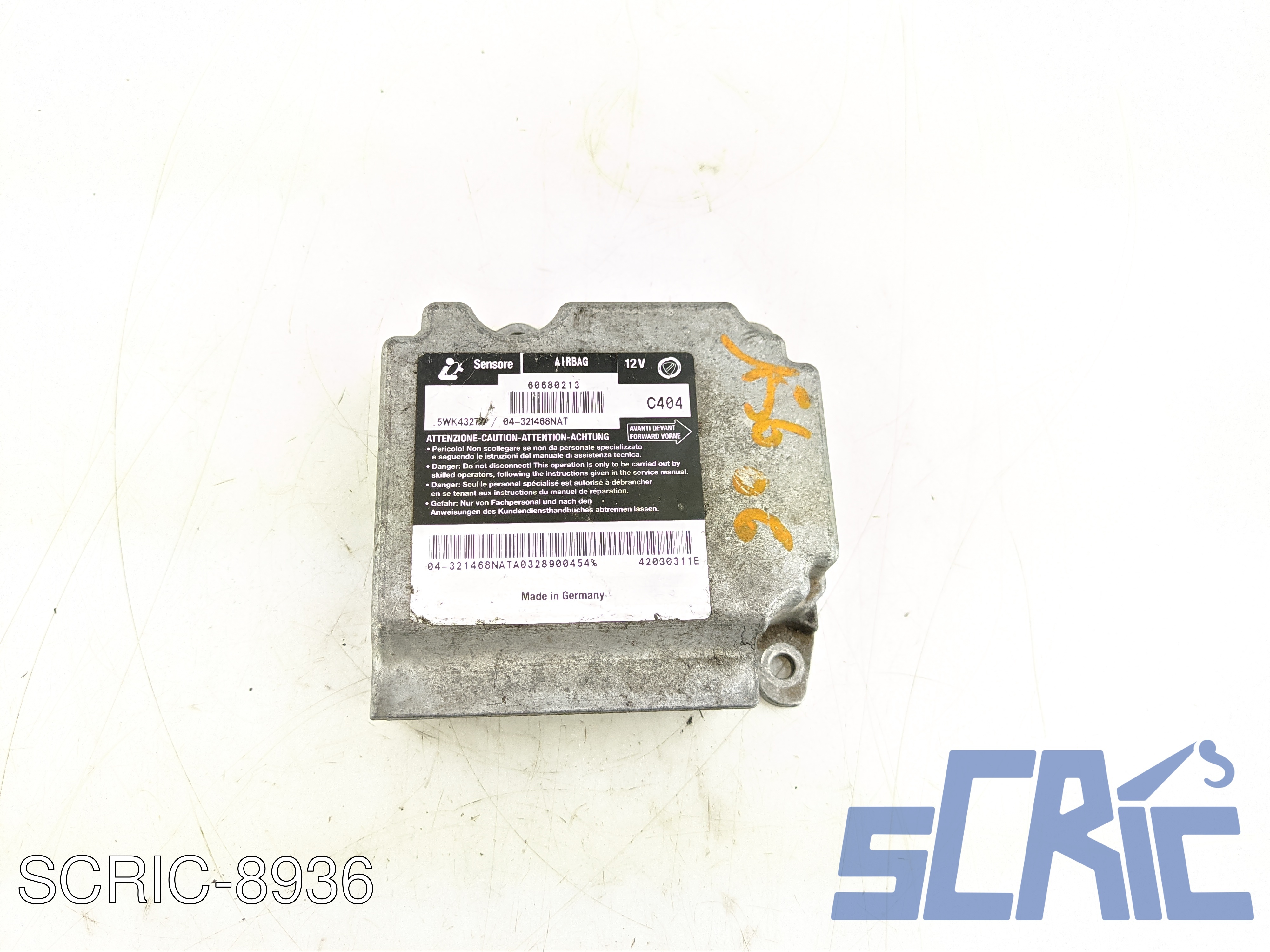 Centralina Airbag ALFA ROMEO 156 SW 932 2001-2006 60680213, 04321468NAT