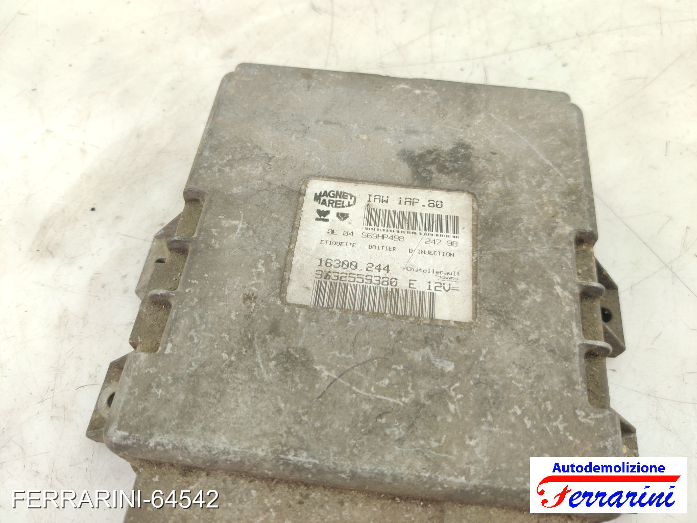 Centralina Motore PEUGEOT 106 2 1A, 1C 1.1I 1996-2004 9632559380, 34S69HP498 6