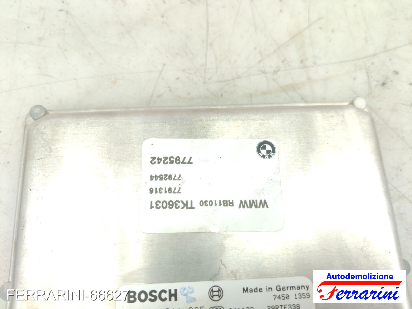 Centralina Motore MINI - R50, R53 ONE D 2003-2006 7795242, 7791316, 0281011085 6