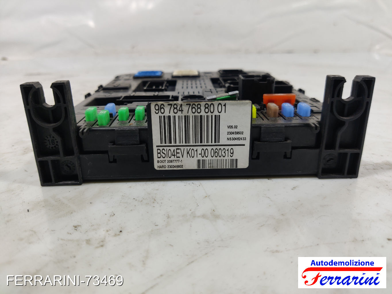 Body Computer CITROEN BERLINGO B9 1.6 HDI 90 2010-2017 9678476880, VK0100