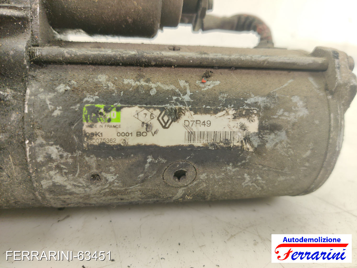 Motorino Avviamento RENAULT SCENIC 2 JM0/1 1.9 DCI 2003-2006 8200331251 9