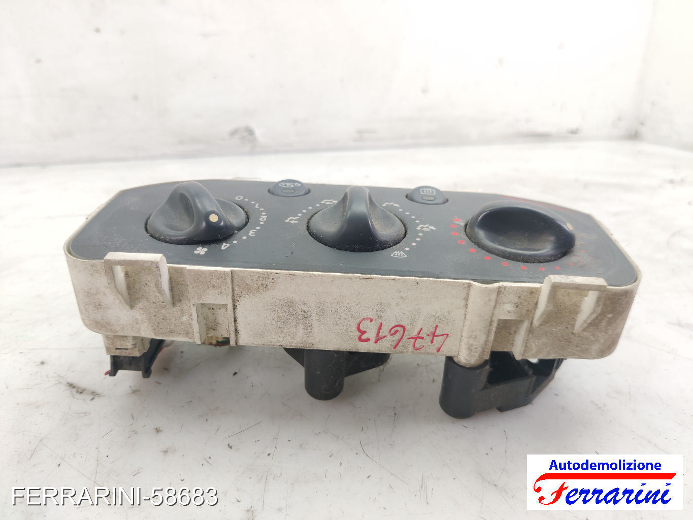 Tastiera Clima RENAULT CLIO 2 BB, CB 1998-2010 anteriore, frontale 1848819005 9