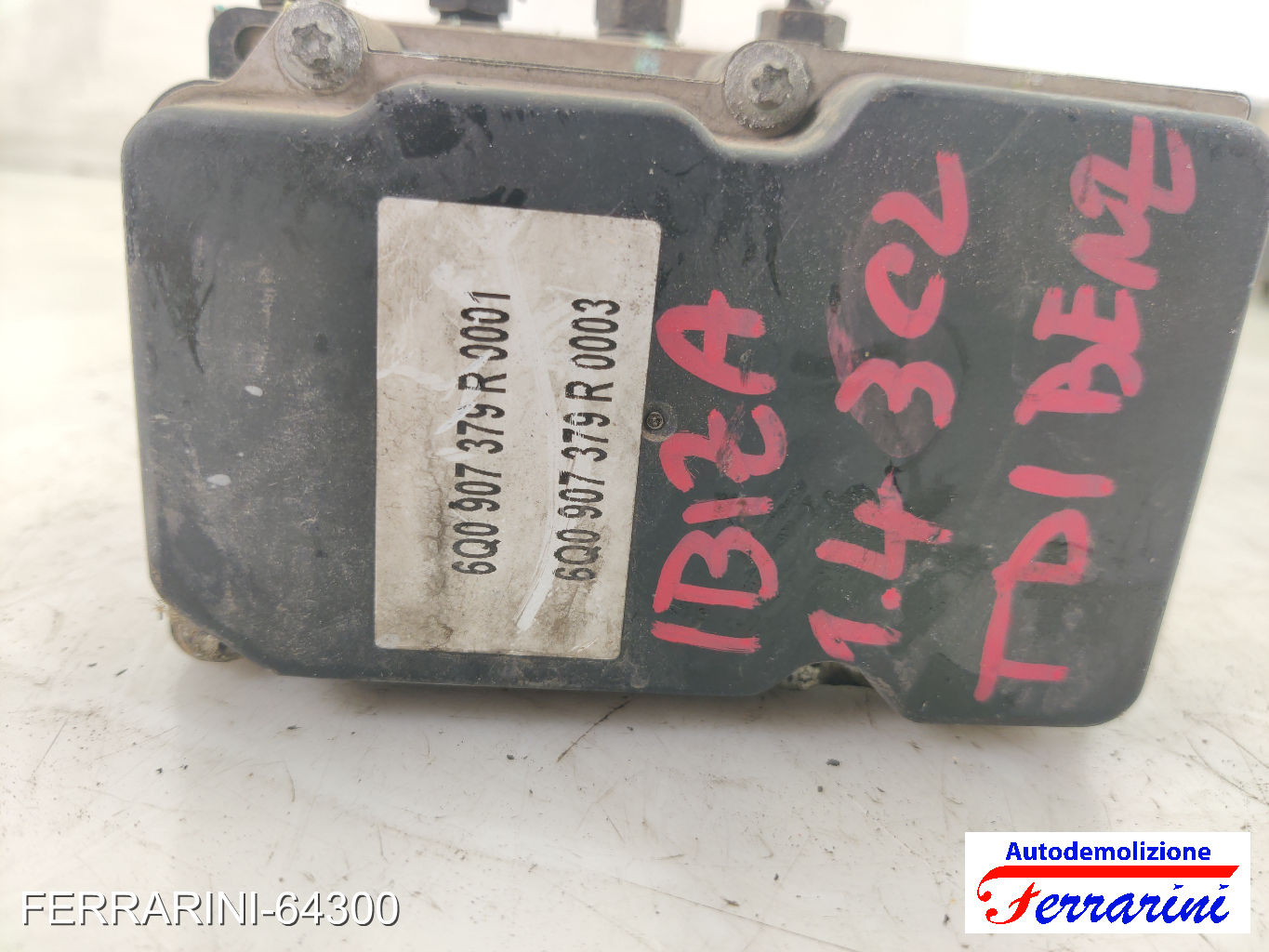 Centralina Pompa Abs AUDI A2 8Z0 1.4 TDI 2000-2005 0265800363, 6Q0907379, 48510