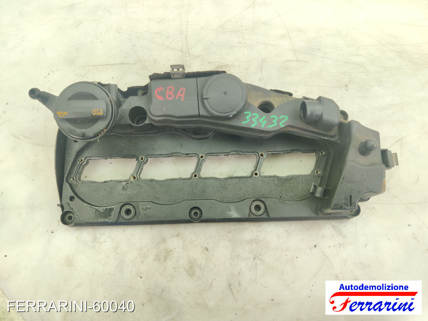 coperchio punterie CBA Coperchio Punterie Valvole VW GOLF 6 5K1 2.0 TDI 10