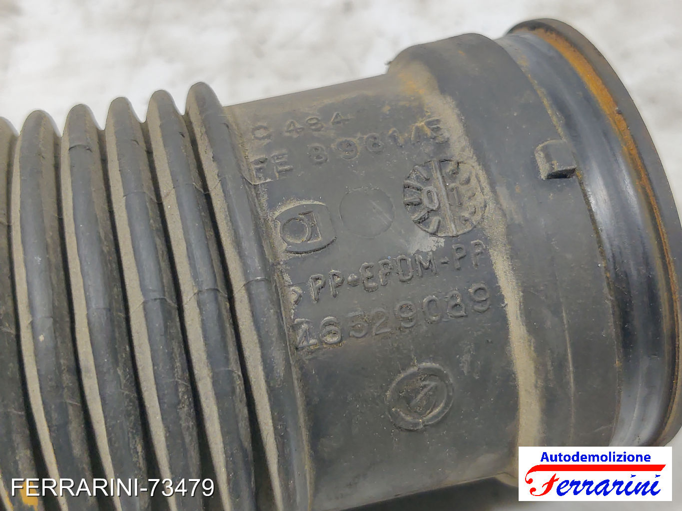 tubo aria aspirazione 188A7000 FIAT PUNTO 188 1.9 JTD 2001-2012 46529089