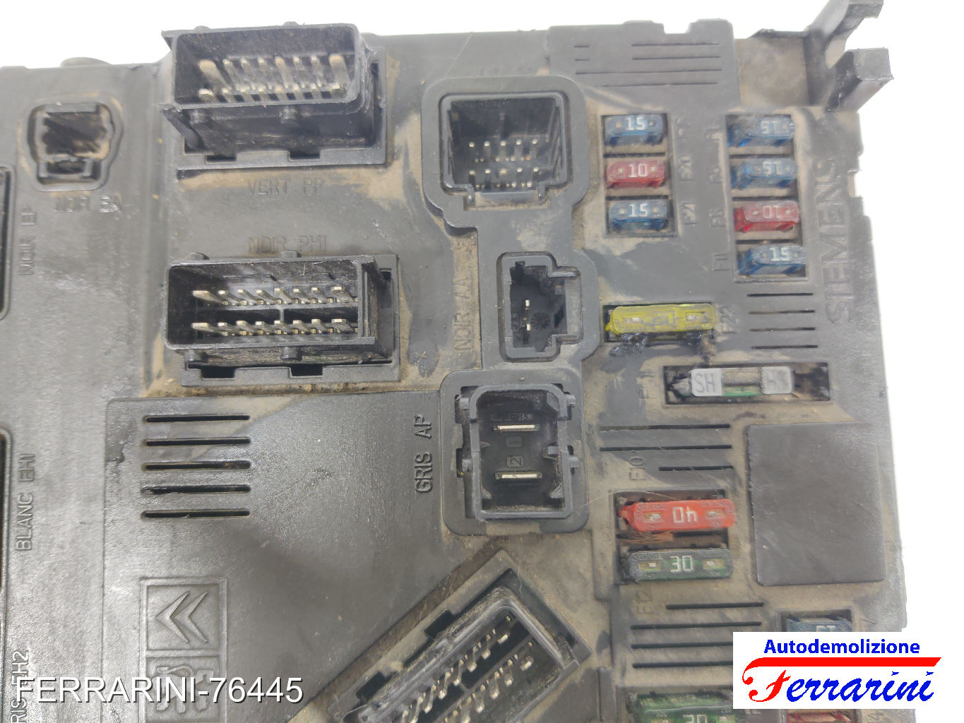 Body Computer CITROEN C3 1 FC, FN 1.1I 2002-2009 9648715380, 2537129 7
