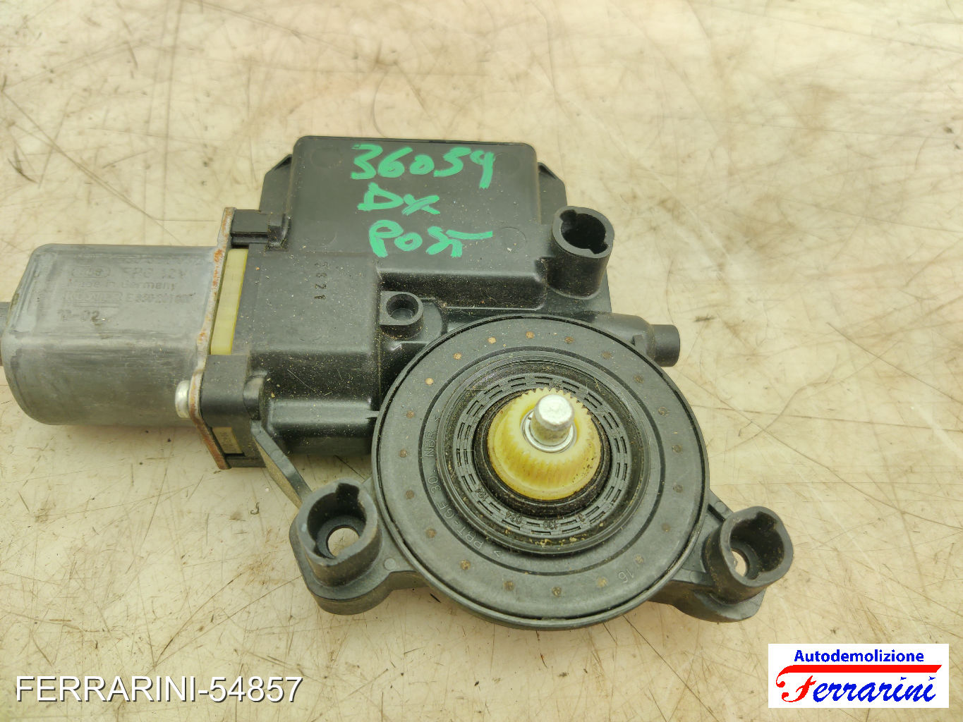 Motorino Alzavetro VW POLO 6C1, 6R1 1.6 TDI 2009-2023 E850201007, 0130822532 8