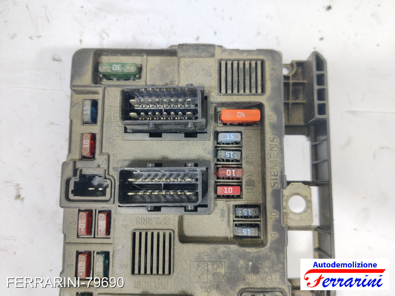 Fusibiliera Scatola Fusibili Body Computer CITROEN C3 1 FC, FN 1.1I 2002-2009 7