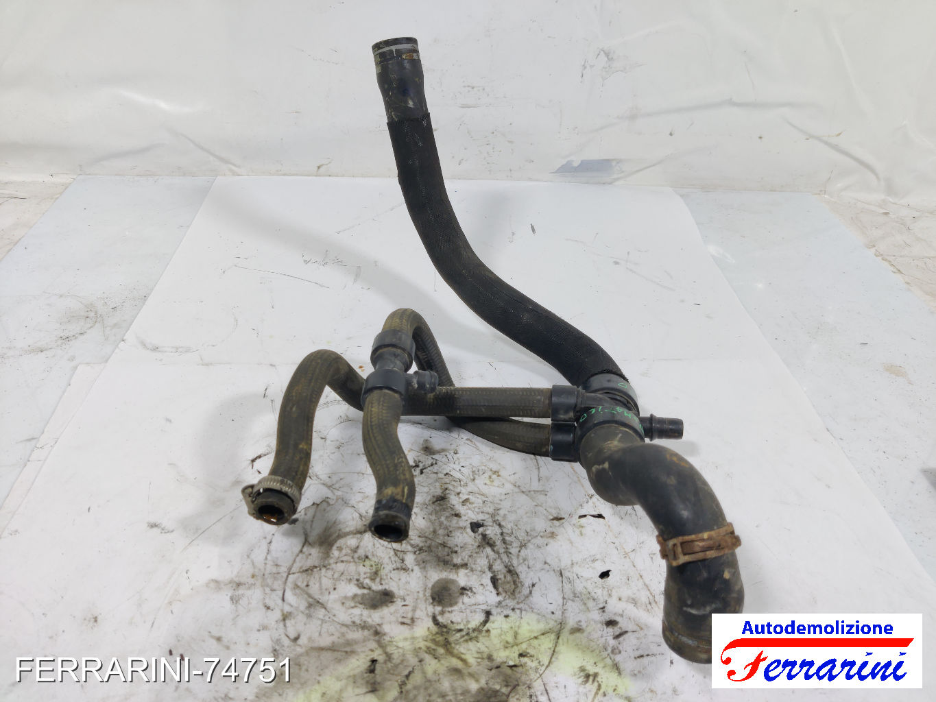 tubo acqua motore, RHH CITROEN C4 GRAND PICASSO 1 UA 2.0 HDI 165 2010-2013 7