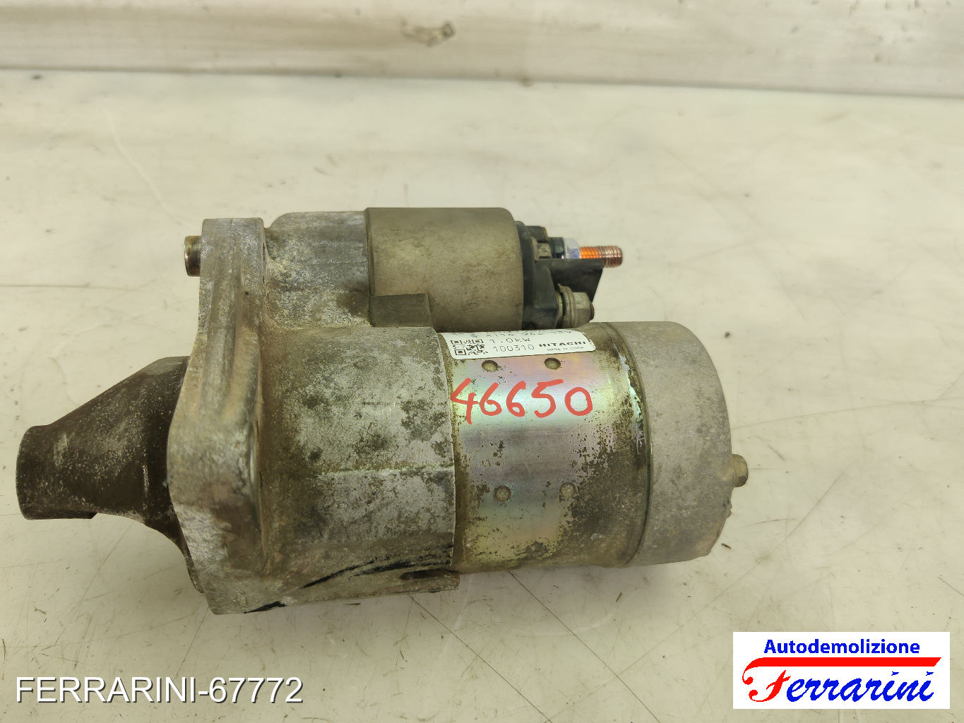 Motorino Avviamento ALFA ROMEO MITO 955 1.4 BI-FUEL 2009-2016 51832950, S114943 6