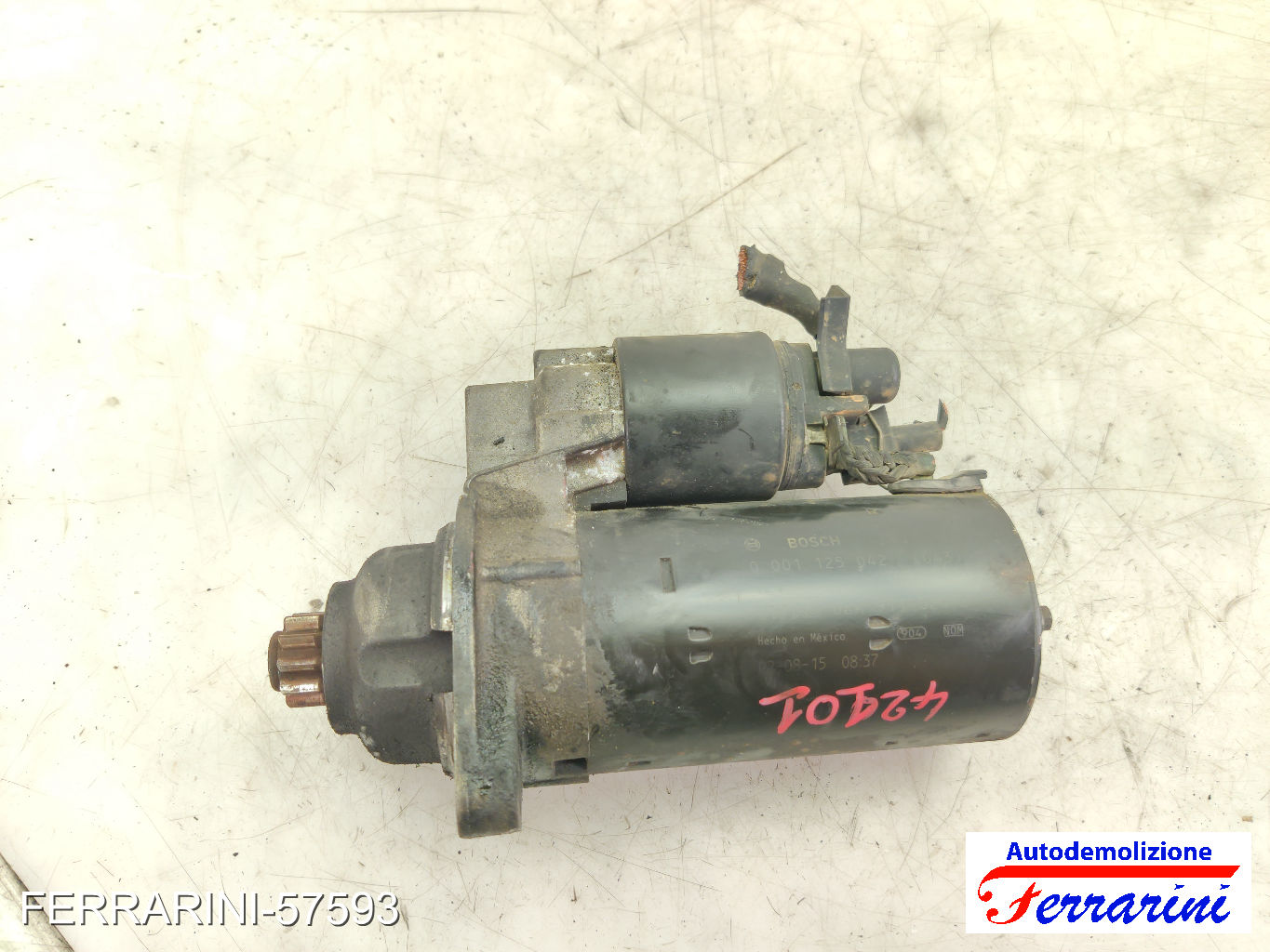 Motorino Avviamento VW NEW BEETLE 1C1, 9C1 1.9 TDI 2001-2010 02A911024D 7