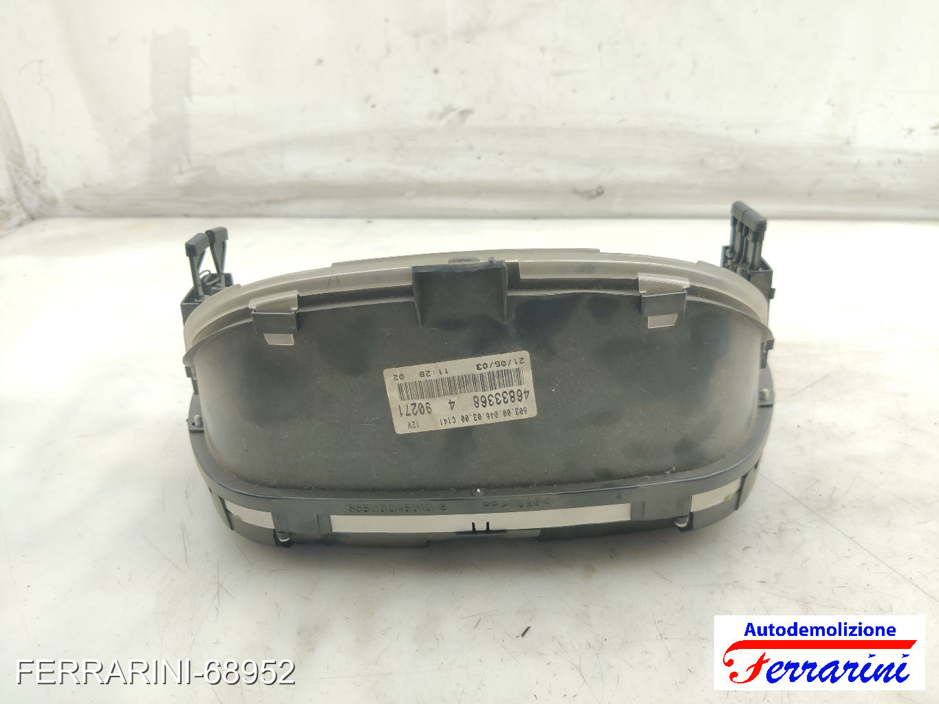 Quadro Contachilometri FIAT PUNTO 188 1.2 16V 80 1999-2006 46833368 9