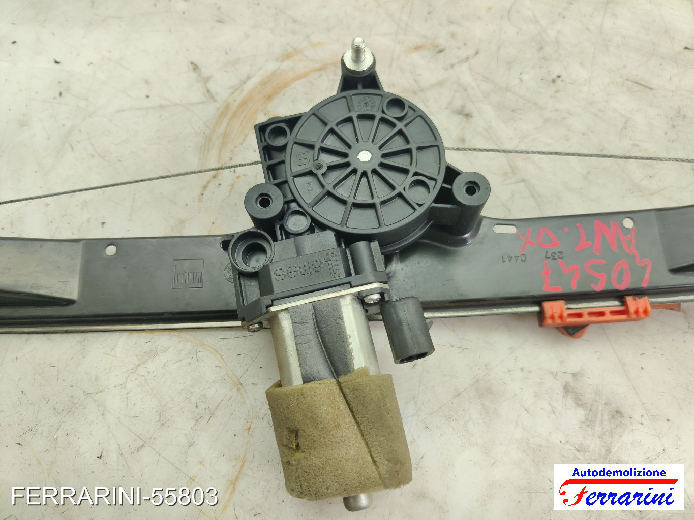Alzavetro FIAT GRANDE PUNTO 199 2005-2013 destro, dx, frontale, anteriore 11