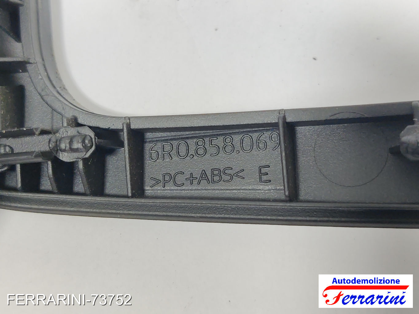 mascherina autoradio cornice 2din VW POLO 6C1, 6R1 2009-2023 centrale, cent