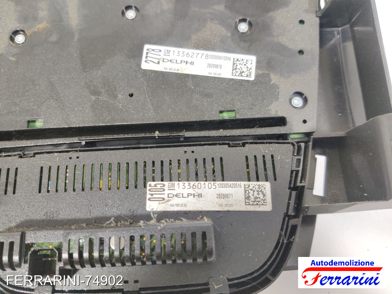 CD300 stereo Tastiera Clima OPEL MERIVA B S10 2011-2017 anteriore, frontale
