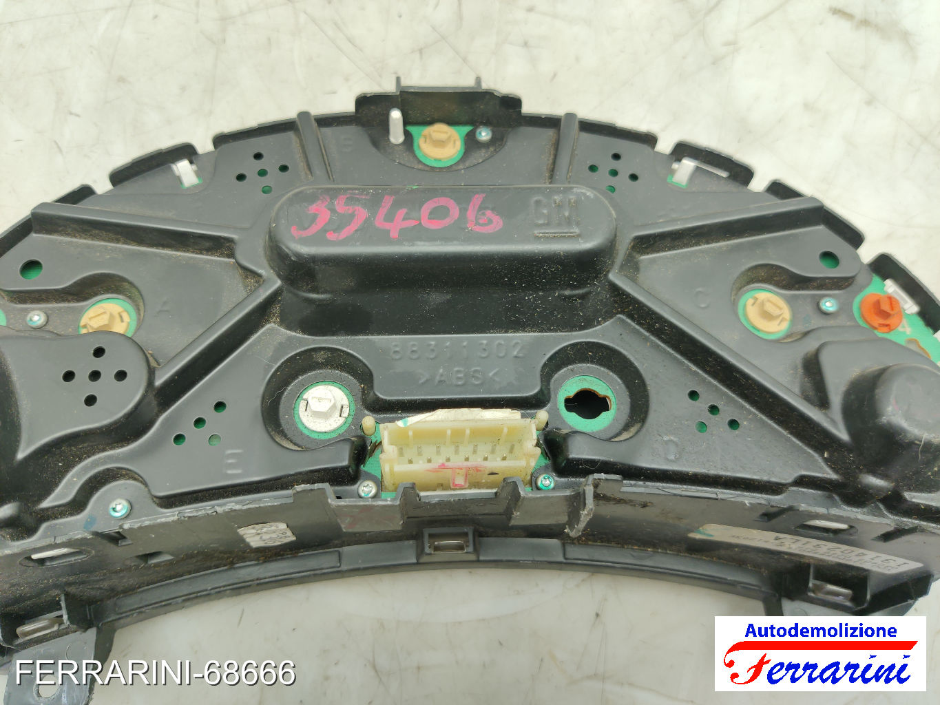 Quadro Contachilometri OPEL CORSA C X01 1.3 CDTI 2003-2009 13140231, 080903 6
