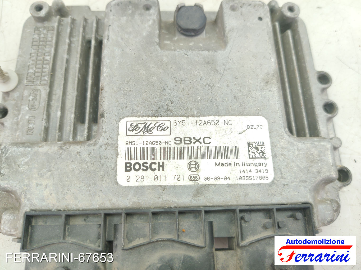 Kit Accensione FORD FOCUS 2 DA, DP, HCP 1.6 TDCI 2005-2012 0281011701