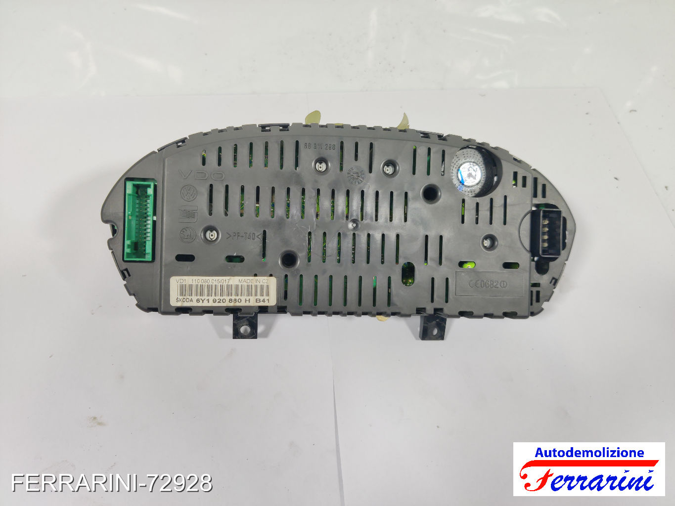 Quadro Contachilometri SKODA FABIA 1 COMBI 6Y5 1.9 TDI 2000-2007 6Y1920880H