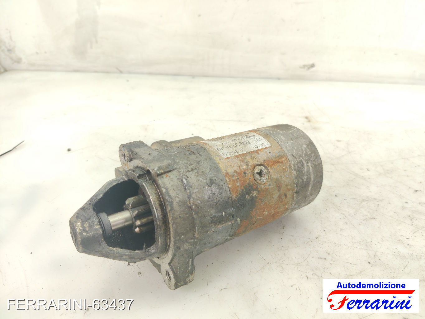 Motorino Avviamento FIAT SEICENTO 600 287 0.9 1998-2010 63222908, 46432301