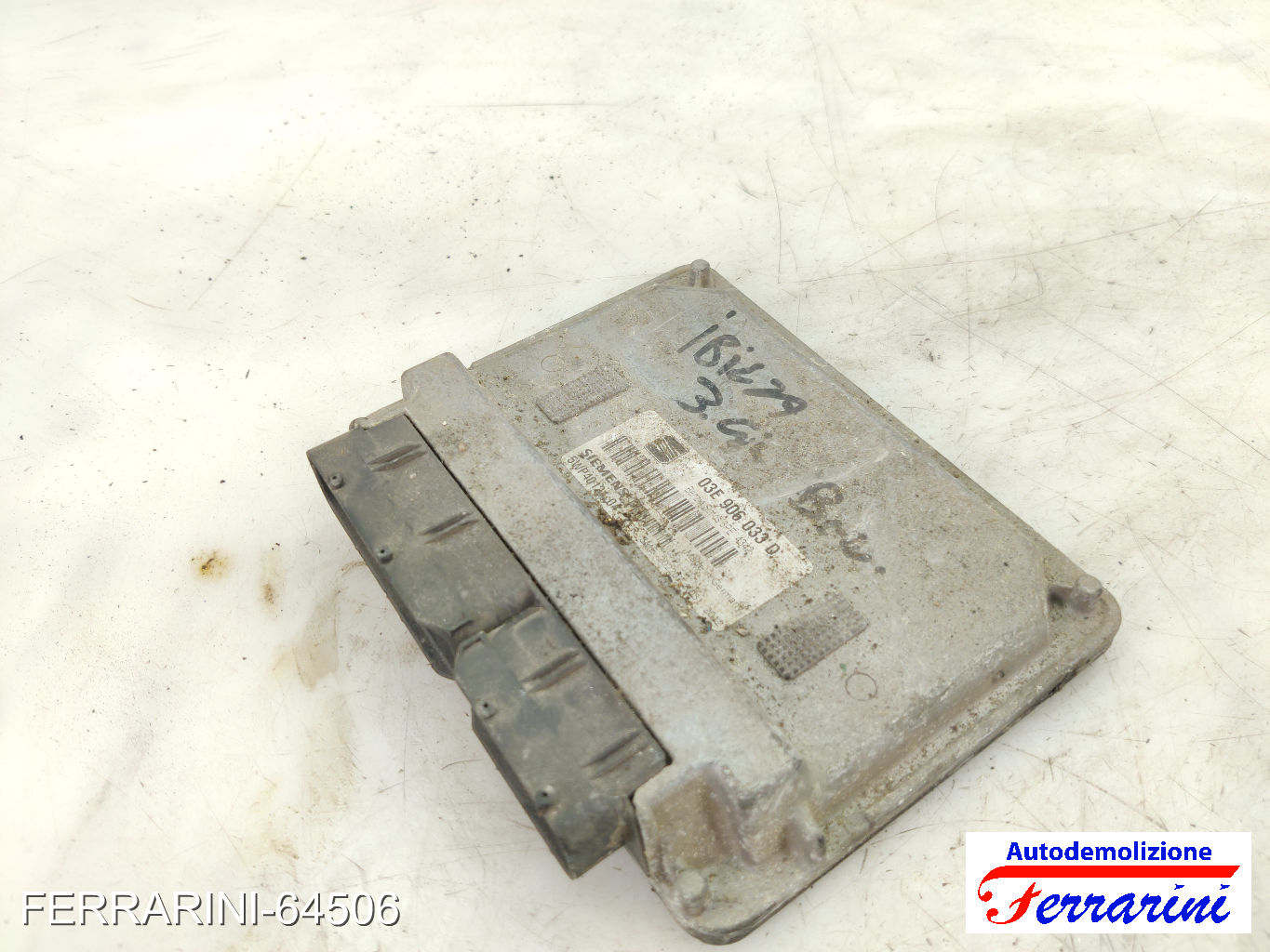 Centralina Motore VW POLO 9A, 9N 1.2 12V 2001-2007 03E906033D, 5WP40121