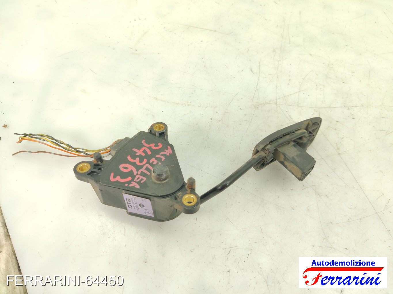 Pedale Acceleratore NISSAN MICRA 3 K12 1.2 16V 2003-2010 18002AX700, 1943C 9