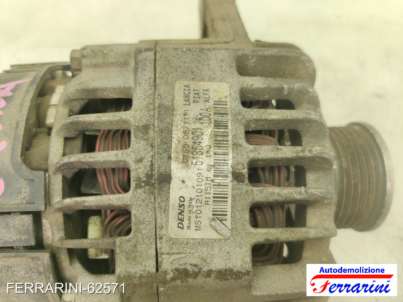 Alternatore LANCIA DELTA 3 844 1.6 D MULTIJET 2008-2014 51854901, MST012101091 12