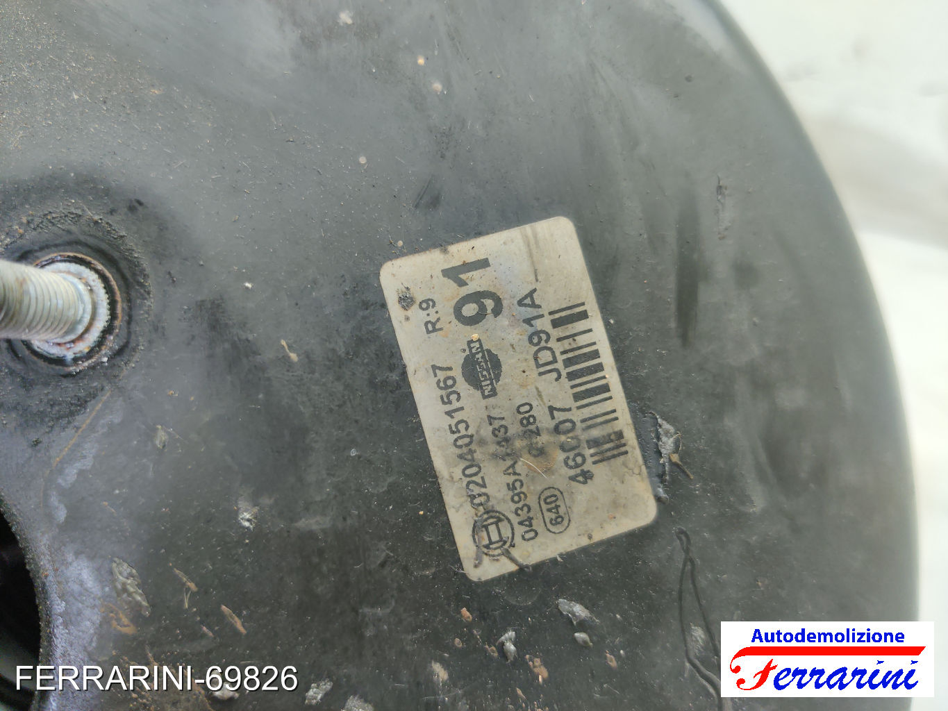 Servofreno NISSAN QASHQAI 1 J10, JJ10E, NJ10 1.5 DCI 2006-2013 47210JD90A 6