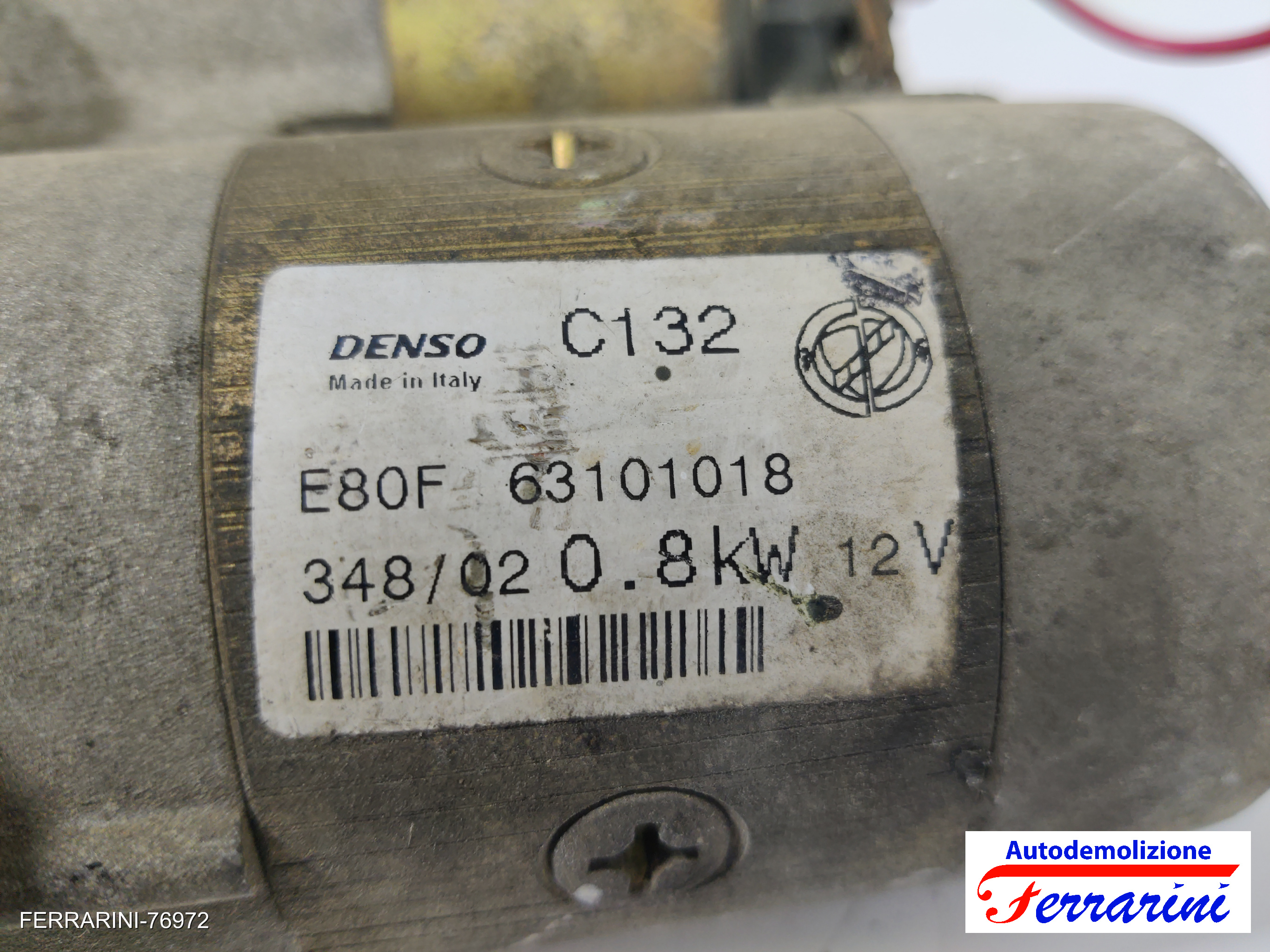 Motorino Avviamento LANCIA Y 840 1.2 1996-2003 46548653, 51890631, 63101018 8