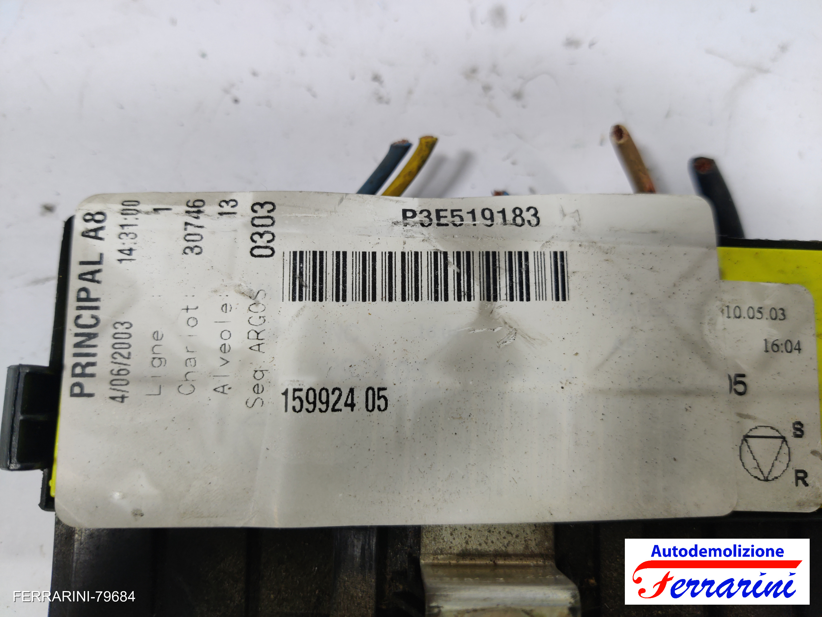 Fusibiliera Scatola Fusibili Body Computer PEUGEOT 206 2A/C 1.1I 1998-2007 6