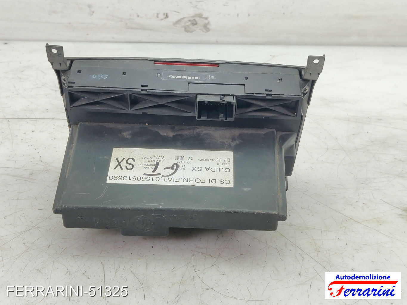 Tastiera Clima ALFA ROMEO GT 937 2003-2010 anteriore, frontale 156051369 11