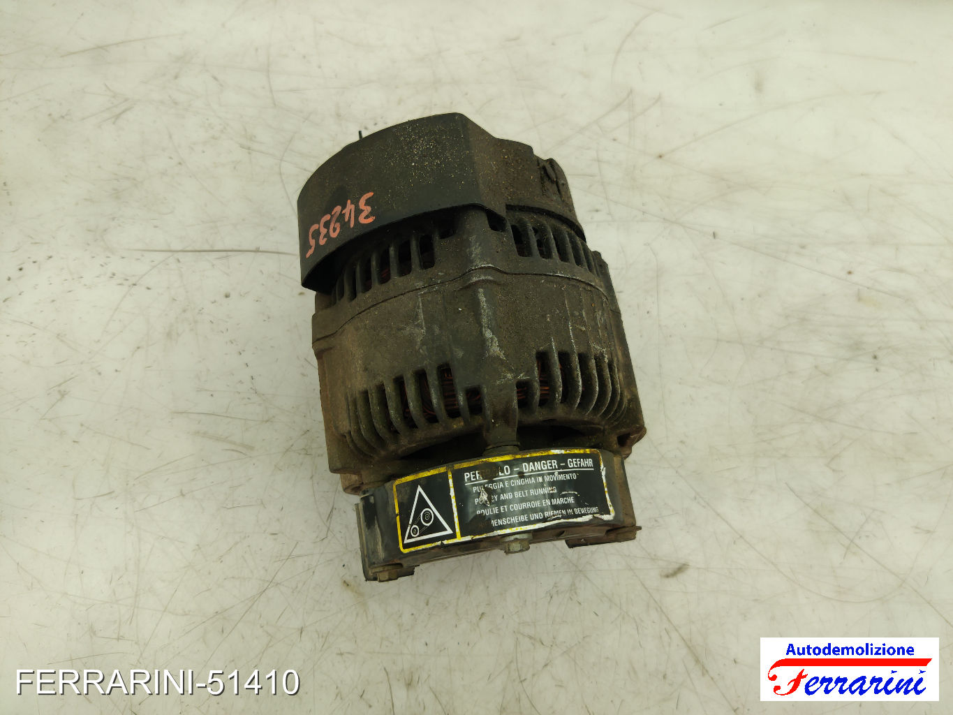 Alternatore FIAT PALIO WEEKEND 171, 173, 178, 373, 374 1.2 1996-2004 63321604 9