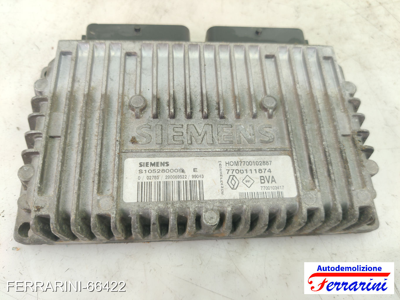 Centralina Cambio Automatico RENAULT CLIO 2 BB, CB 1.6 1998-2005 7700111874 6