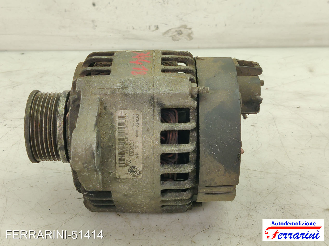 Alternatore ALFA ROMEO GT 937 1.9 JTD 2003-2010 46748353, 63321507, 71721512 7