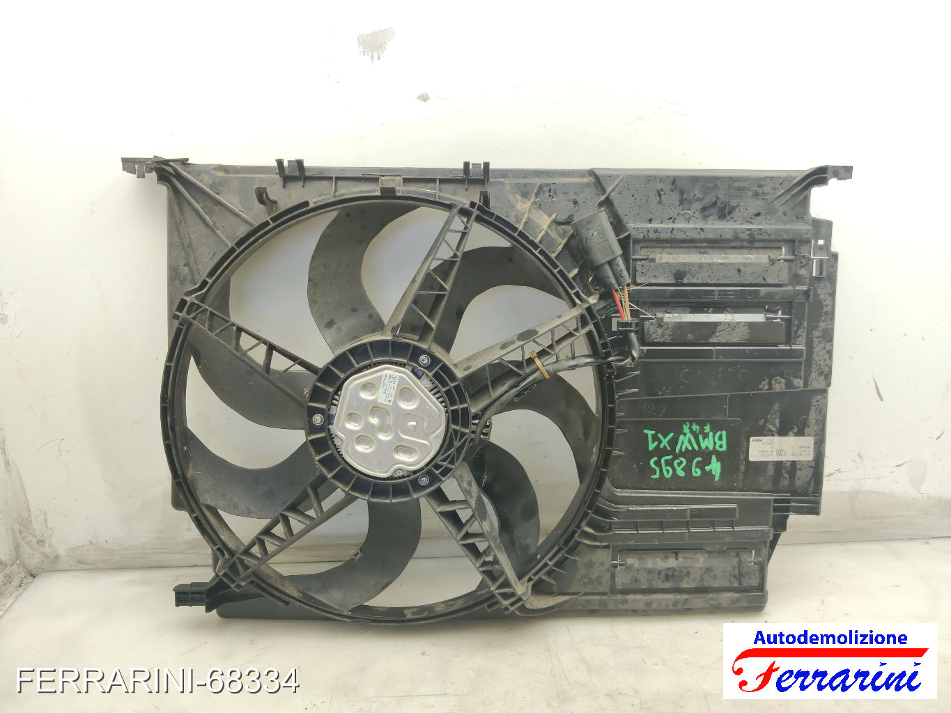 Ventola Radiatore Motore BMW X1 F48 SDRIVE 18D 2015-2023 17427617609, 7617609 8